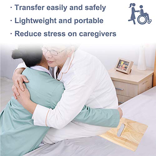 Transfer Board Made of Heavy-Duty Wood for Patient, Senior and Handicap Move ...