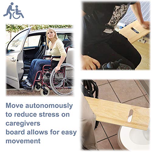 Transfer Board Made of Heavy-Duty Wood for Patient, Senior and Handicap Move ...