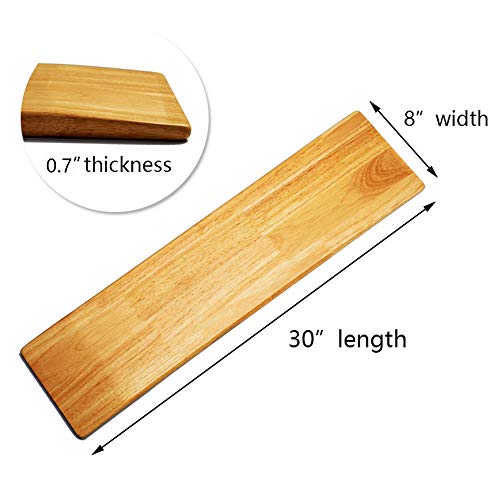 Wooden Slide Transfer Board with Handles, 500 lb Capacity Heavy Duty Slide Bo...