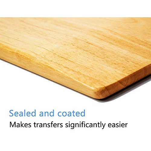 Wooden Slide Transfer Board with Handles, 500 lb Capacity Heavy Duty Slide Bo...
