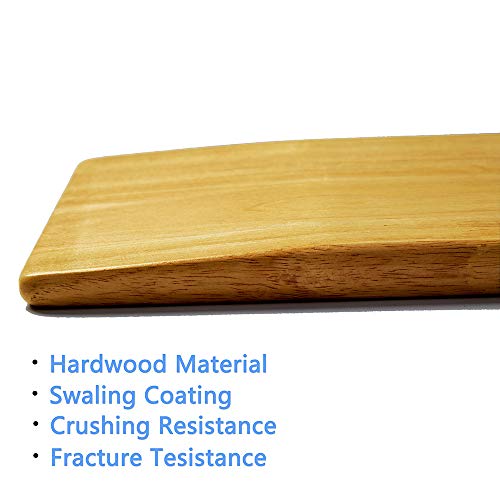 Wooden Slide Transfer Board with Handles, 500 lb Capacity Heavy Duty Slide Bo...