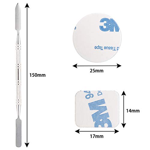 Allwon 56Pcs Metal Stickers for Magnetic Palette Empty Eyeshadow Makeup Palet...