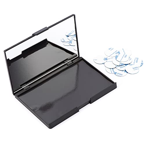Allwon Empty Magnetic Plastic Eyeshadow Makeup Palette with 15Pcs Adhesive Em...