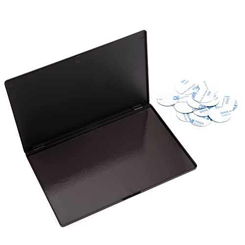 Allwon Large Empty Magnetic Plastic Eyeshadow Makeup Palette with 15Pcs Adhes...