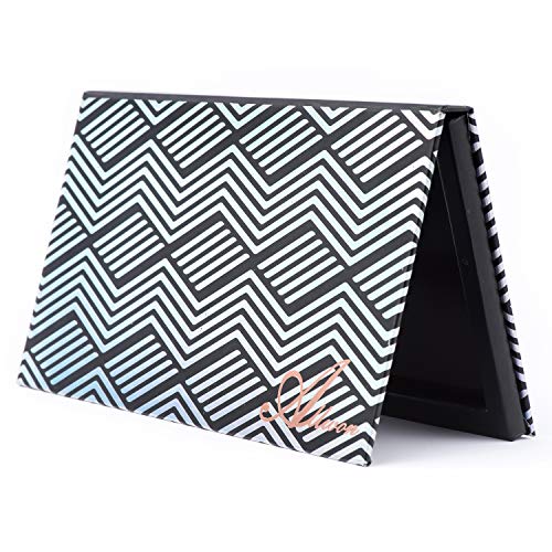 Allwon Magnetic Palette Black Empty Makeup Palette with Mirror and 20Pcs Adhe...