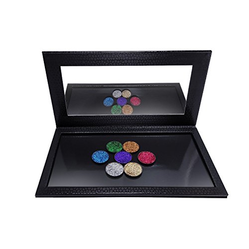 Allwon Magnetic Palette Empty Eyeshadow Makeup Palette with Shatterproof Mirr...