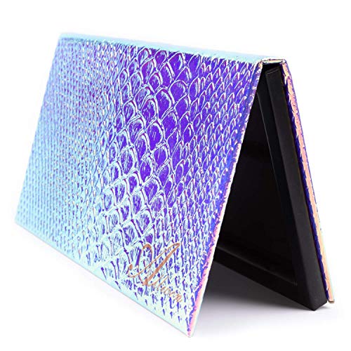 Allwon Magnetic Palette Mermaid Empty Makeup Palette with Mirror and 20Pcs Ad...