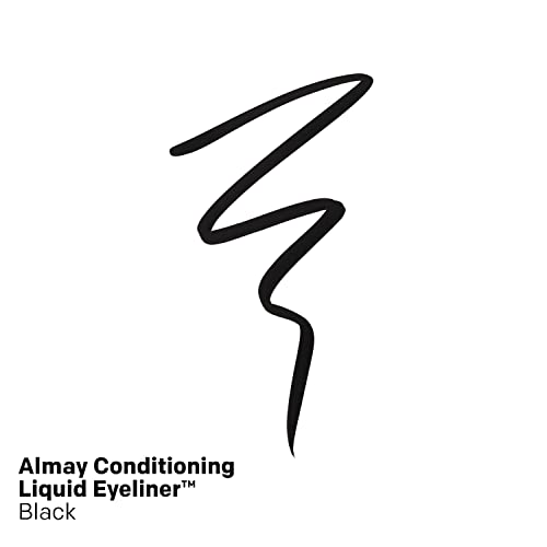 Almay Conditioning Liquid Eyeliner, Longwearing, Waterproof, Hydrating, 10 Bl...