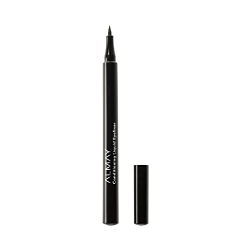 Almay Conditioning Liquid Eyeliner, Longwearing, Waterproof, Hydrating, 10 Bl...