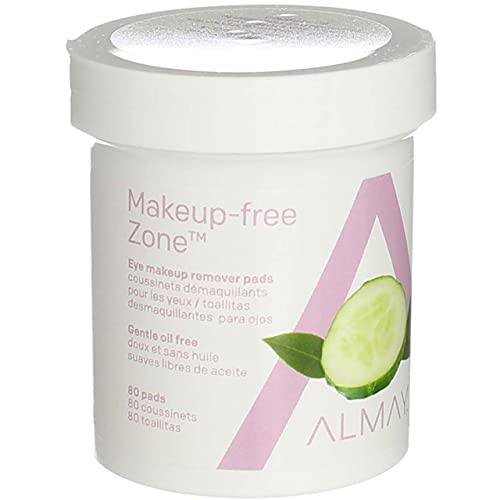 Almay Eye Makeup Remover Pads, Oil Free, Pack Of 2(80 pads each)