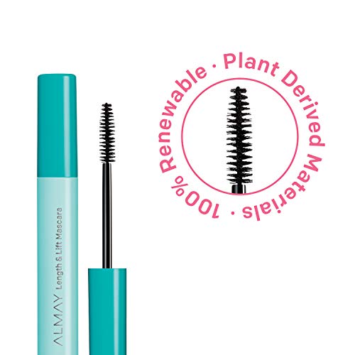 Almay Length & Lift Mascara, Plant Based Waterproof Volumizing Lengthening Ey...