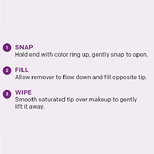 Almay Oil Free Gentle Makeup Eraser Sticks, Makeup Remover Cotton Swabs with ...