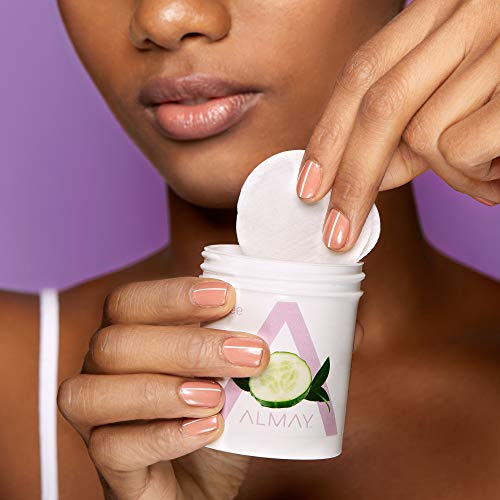 Eye Makeup Remover Pads with Aloe by Almay, Oil Free, Hypoallergenic, Fragran...