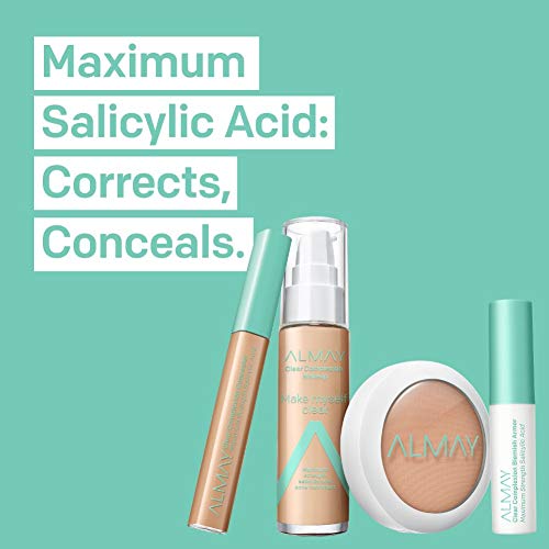 Foundation by Almay, Acne Face Makeup with Salicylic Acid, Face Makeup with S...