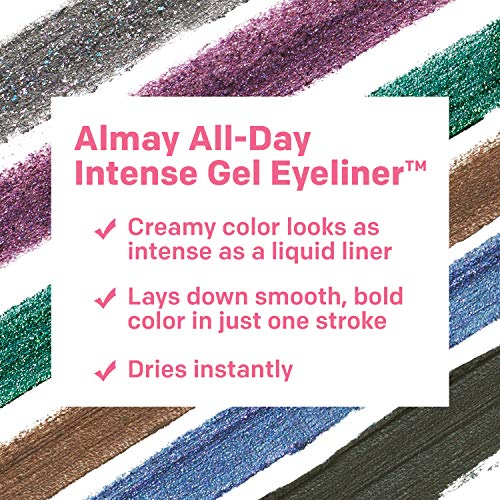 Gel Eyeliner by Almay, Waterproof, Fade-Proof Eye Makeup, Easy-to-Sharpen Lin...