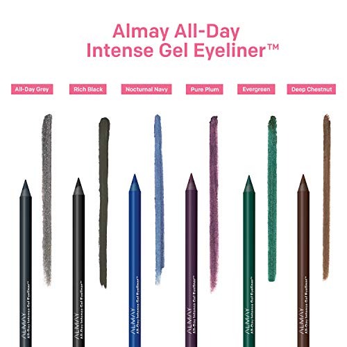 Gel Eyeliner by Almay, Waterproof, Fade-Proof Eye Makeup, Easy-to-Sharpen Lin...