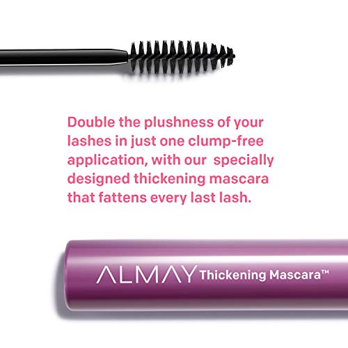 Mascara by Almay, Thickening, Volume & Length Eye Makeup with Aloe and Vitami...