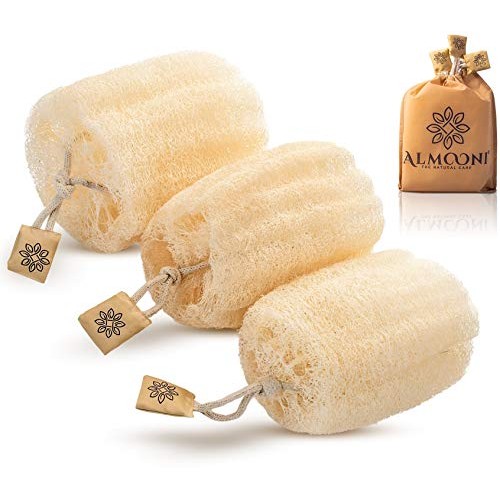Natural Real Egyptian Shower Loofah Sponge Body Scrubber That Will Get You Cl...
