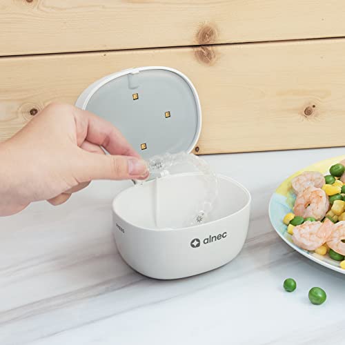 Retainer Case, UVC Sanitizer Invisalign Cleaner Case, Denture Case, Night Mou...