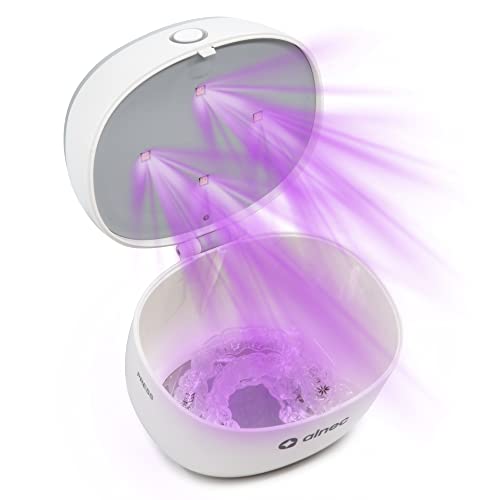 Retainer Case, UVC Sanitizer Invisalign Cleaner Case, Denture Case, Night Mou...