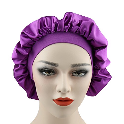 Silk Sleeping Cap Women's Soft Slouchy Satin Lined Hat Chemo Beanie