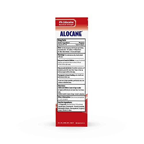 Alocane Emergency Burn Gel, 4 Ounce, Clear