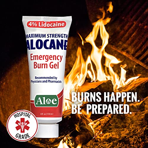 Alocane Emergency Burn Gel, 4 Ounce, Clear