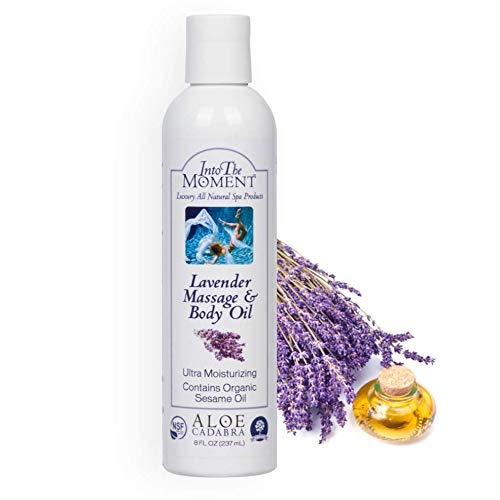 Aloe Cadabra Body Massage Oil Best for Organic Calming Couples Baths with Nat...