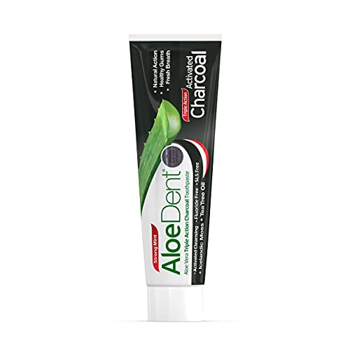 AloeDent Activated Charcoal Toothpaste