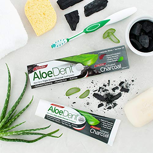 AloeDent Activated Charcoal Toothpaste