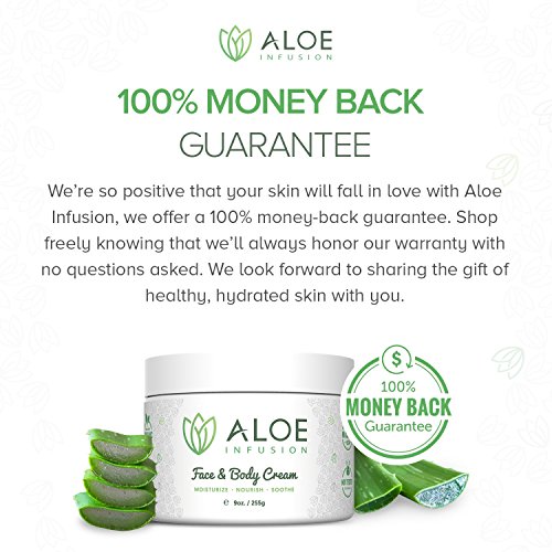 Aloe Infusion Body and Face Moisturizer - All Natural Eczema Cream for Itchy ...