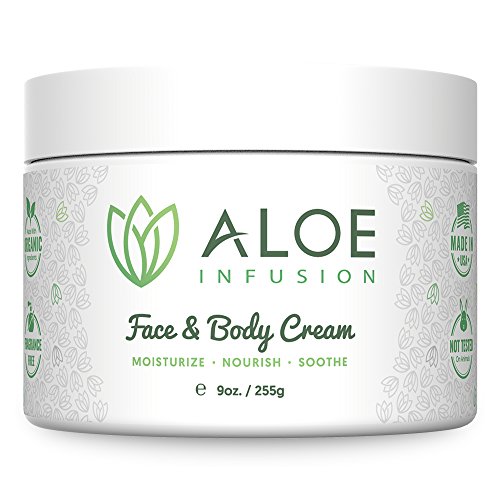 Aloe Infusion Body and Face Moisturizer - All Natural Eczema Cream for Itchy ...