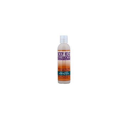 Aloe Life - Body Heat Vanilla Rub, Supports Penetrating, Lubricating Warming ...