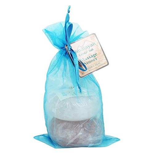 Aloha Bay, Salt Massage Stones Set, 2 Count