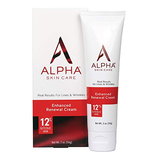 Alpha Skin Care Enhanced Renewal Cream | Anti-Aging Formula | 12% Glycolic Al...