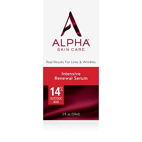 Alpha Skin Care Intensive Renewal Serum | Anti-Aging Formula | 14% Glycolic A...