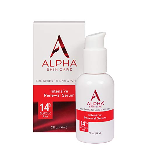 Alpha Skin Care Intensive Renewal Serum | Anti-Aging Formula | 14% Glycolic A...