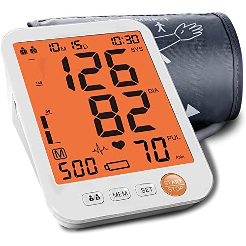 Blood Pressure Monitor Upper Arm Large Cuff ，Automatic Digital Blood Pressur...