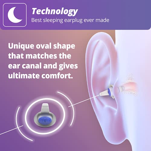 [New] SleepDeep Sleeping Ear Plugs - Revolutionary 3D Oval Shape and Noise Ca...