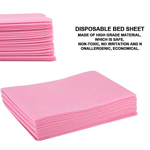 10Pcs Disposable Bed Sheets, Waterproof Oil-Proof Bed Cover Disposable Overni...