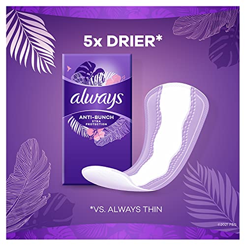Always Anti-Bunch Xtra Protection Daily Liners Long Unscented, Anti Bunch Hel...