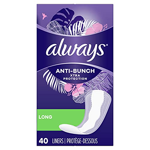 Always Anti-Bunch Xtra Protection Daily Liners Long Unscented, Anti Bunch Hel...