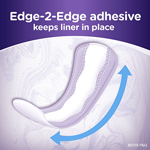 Always Xtra Protection Daily Feminine Panty Liners for Women, Extra Long, Uns...