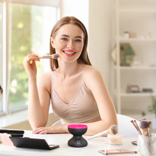Electric Makeup Brush Cleaner Machine - Alyfini Portable Automatic USB Cosmet...