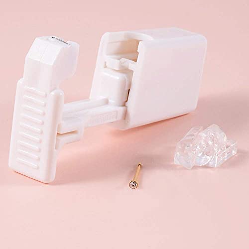 Upgraded Version Self Nose Piercing Gun Self Nose Piercing Gun Kit Safety Nos...