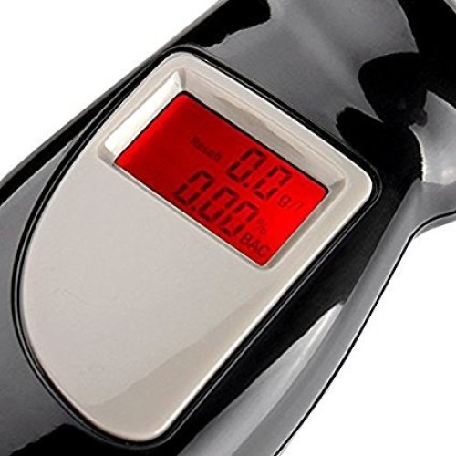 Alcohol Breathalyzer Portable Breath Tester - Amacam AT-01 Accurate Digital D...