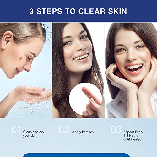 AmadaPure Skin Tag and Acne Remover 108 Patches, Wart and Mole Remover Set,Te...