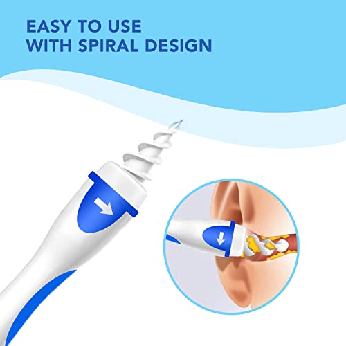Upgraded Q-Grips Ear Wax Remover - Safe Ear Wax Removal Tool - 16 Pcs Soft Re...