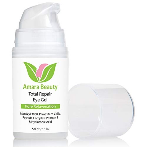 Eye Cream Gel for Dark Circles and Puffiness with Peptides & Hyaluronic Acid....