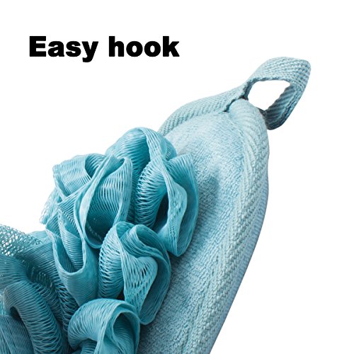 Amariver 3 Pack Bath Loofah Body Sponge Brushes Pouf Bath Mesh Brush Bath Sho...